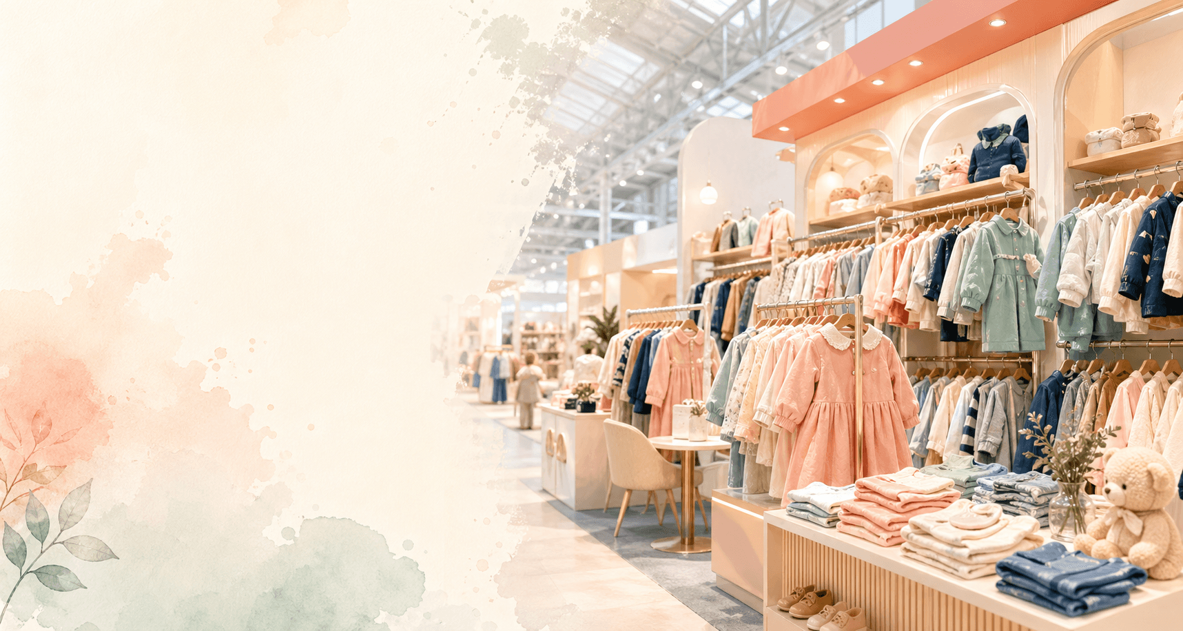 Kidswear wholesale showroom mood for GOBABYS
